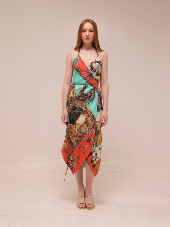 Blue Label Indian Tribal Dress