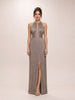 Metallic Halter Gown