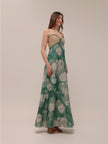 Verdant Weave Maxi Dress
