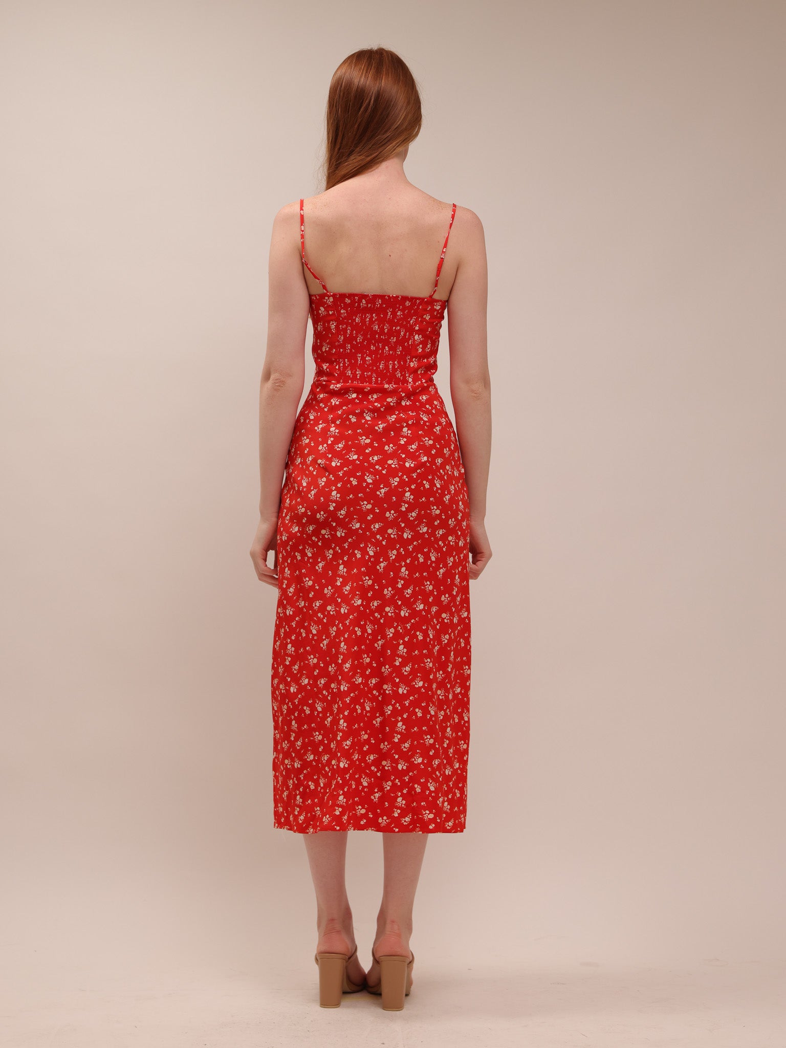 The Alba - Red Ditsy