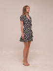 Valentina Daisy Short Sleeve Wrap Dress
