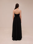 The Rosette Gown Black