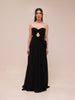 The Rosette Gown Black