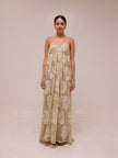 Champagne Lace Robe Gown