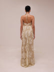 Champagne Lace Robe Gown