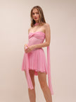 Mini Ophelia Dress in Pink