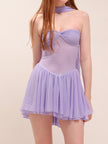 Mini Ophelia Dress in Lilac