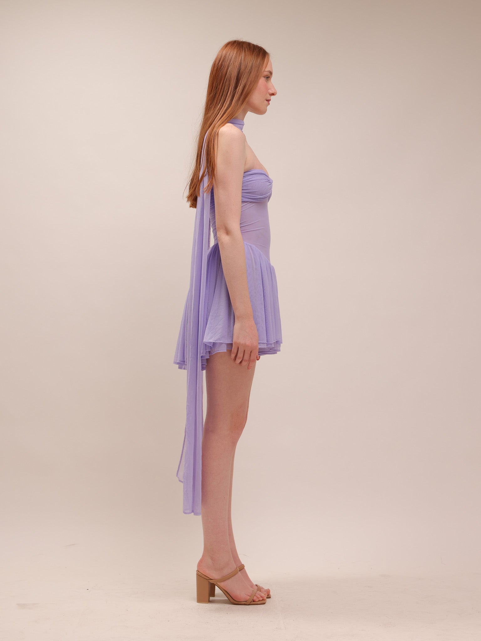 Mini Ophelia Dress in Lilac
