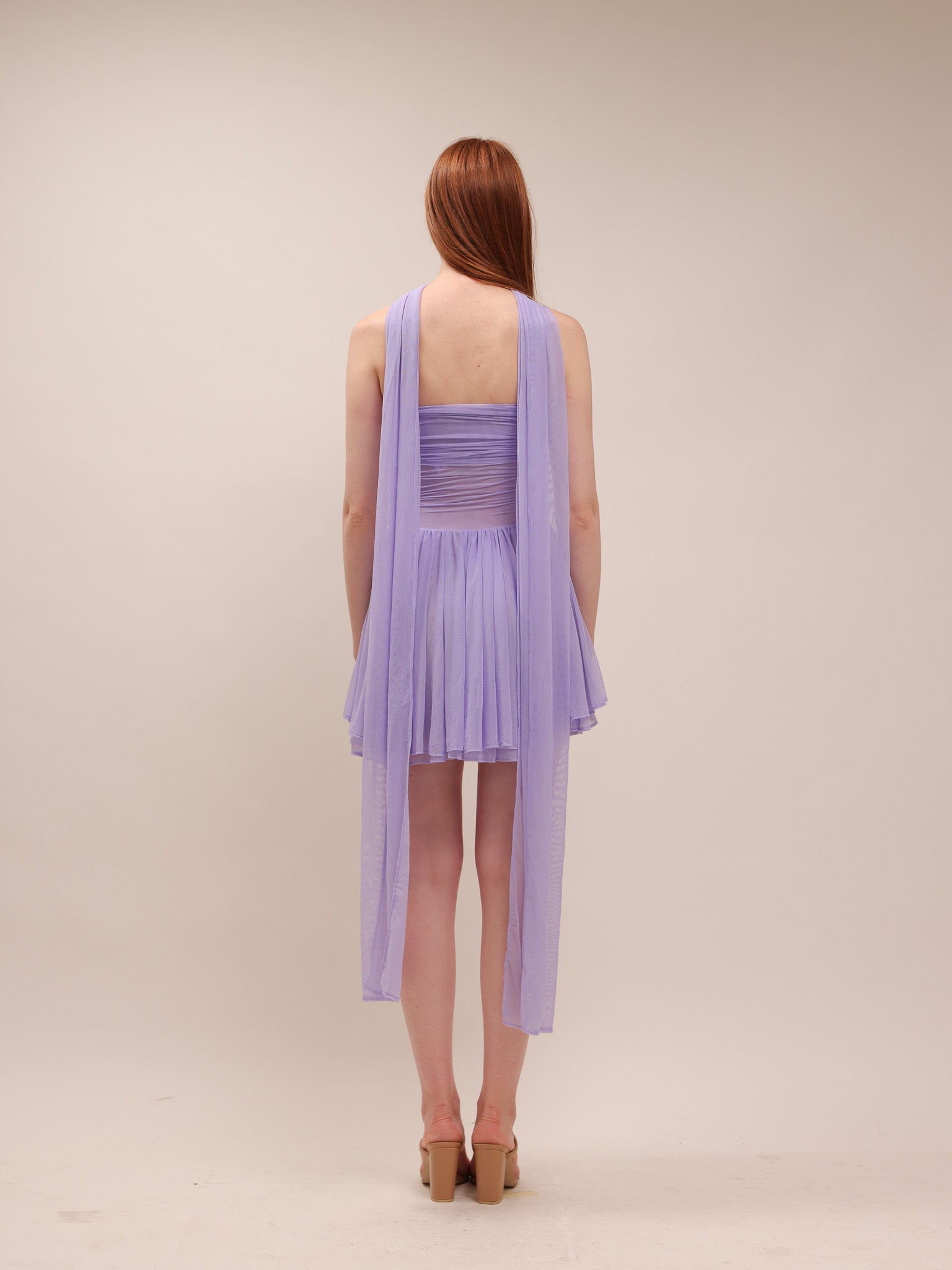Mini Ophelia Dress in Lilac