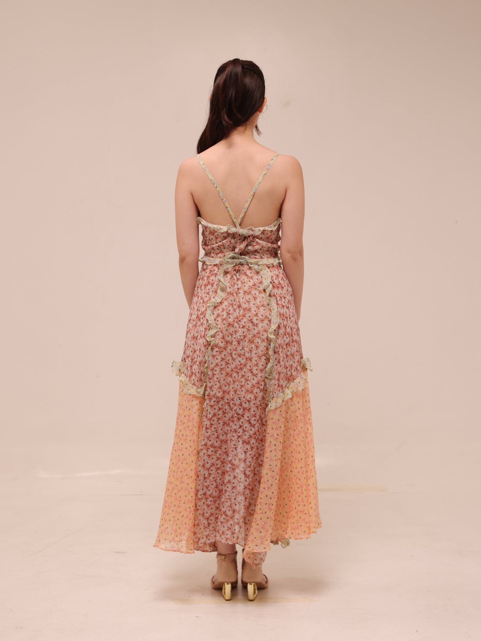 Lucia Ruffled Floral Dress