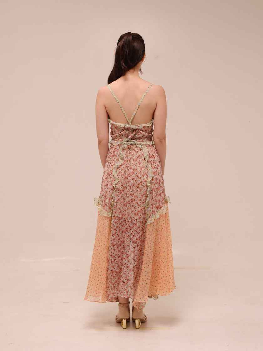 Lucia Ruffled Floral Dress