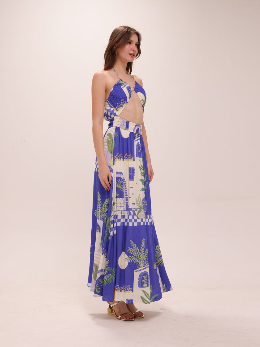 Ellsley Dress - Vista Blue