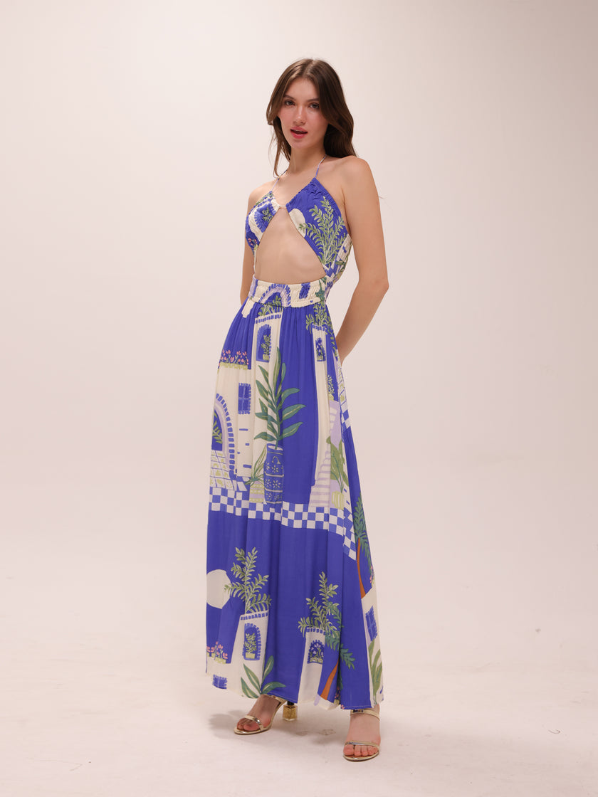 Ellsley Dress - Vista Blue