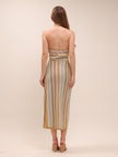 Luella Keyhole Front Midi Dress