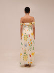 Astoriya Off-Shoulder Printed Maxi Dress
