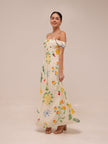 Astoriya Off-Shoulder Printed Maxi Dress