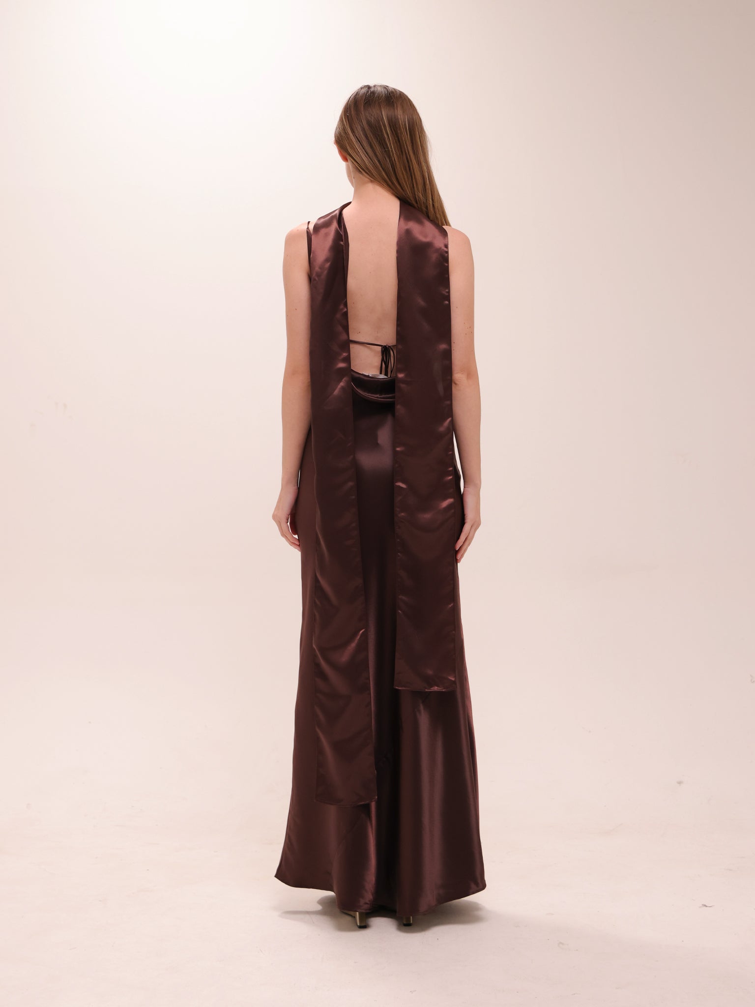Evelyn Cami Satin Dress