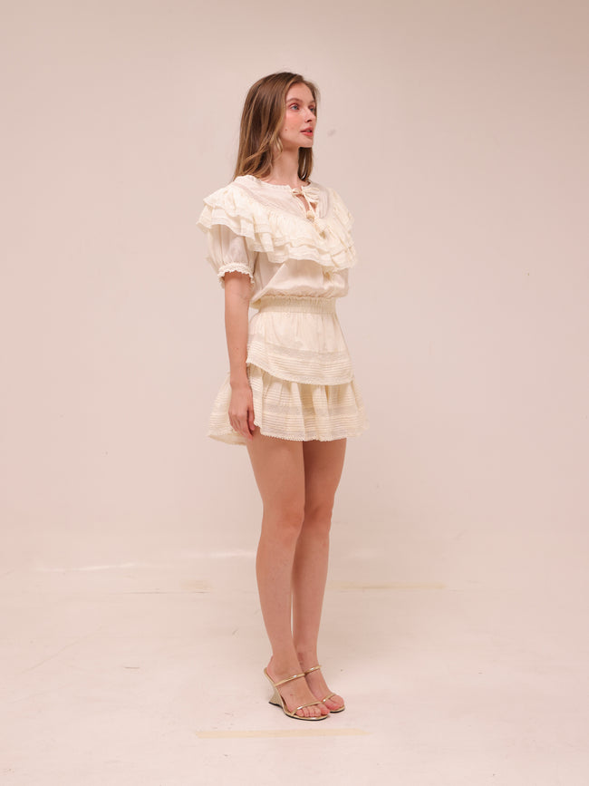 Liv Off-White Mini Dress