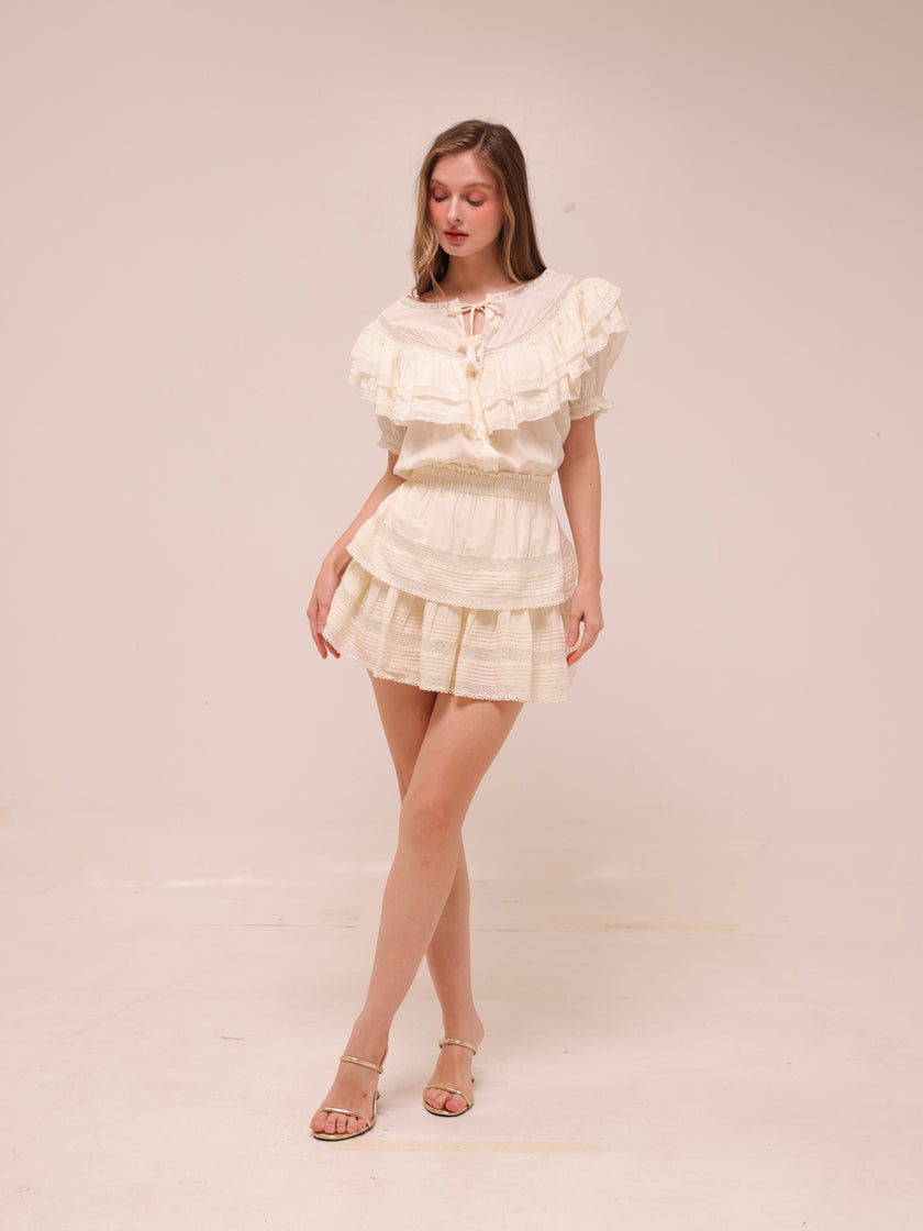 Liv Off-White Mini Dress
