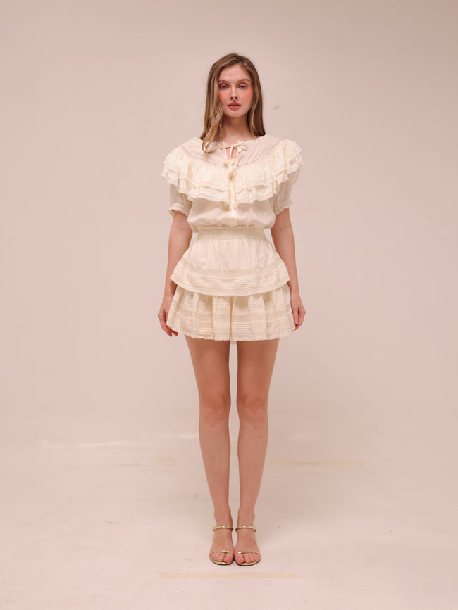 Liv Off-White Mini Dress