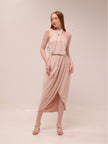 Amanda Core Knot Draped Dress