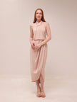 Amanda Core Knot Draped Dress