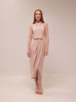 Amanda Core Knot Draped Dress