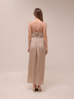 Luxe Tie Front Cocktail Dress