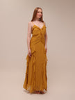 Leonie Backless Frill Maxi Dress