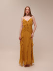 Leonie Backless Frill Maxi Dress