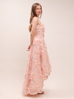 Blush Fleur Cascade Gown