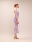 Nadia Ruched Fishtail Dress