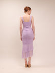 Nadia Ruched Fishtail Dress