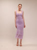 Nadia Ruched Fishtail Dress