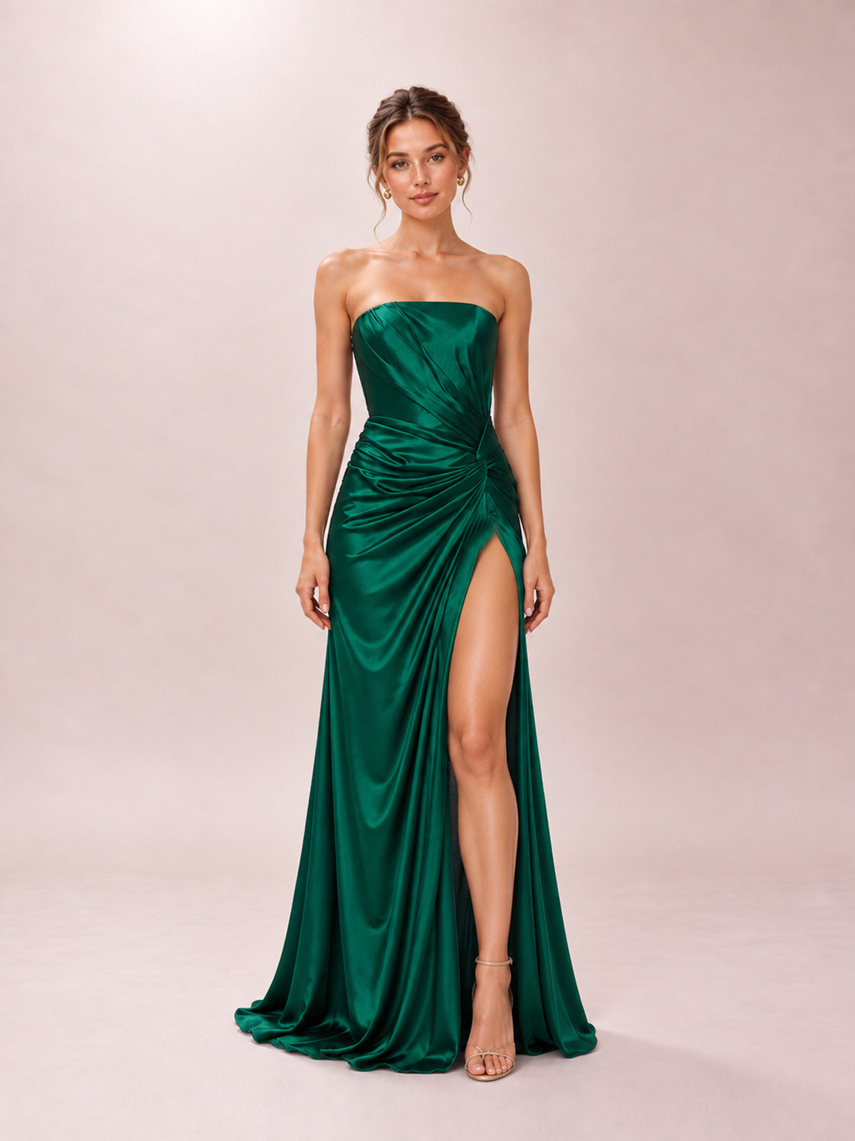Hera Gown in Emerald Green