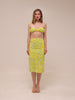 Dubois Midi Skirt & Ruched Bralette Top Freedom Floral