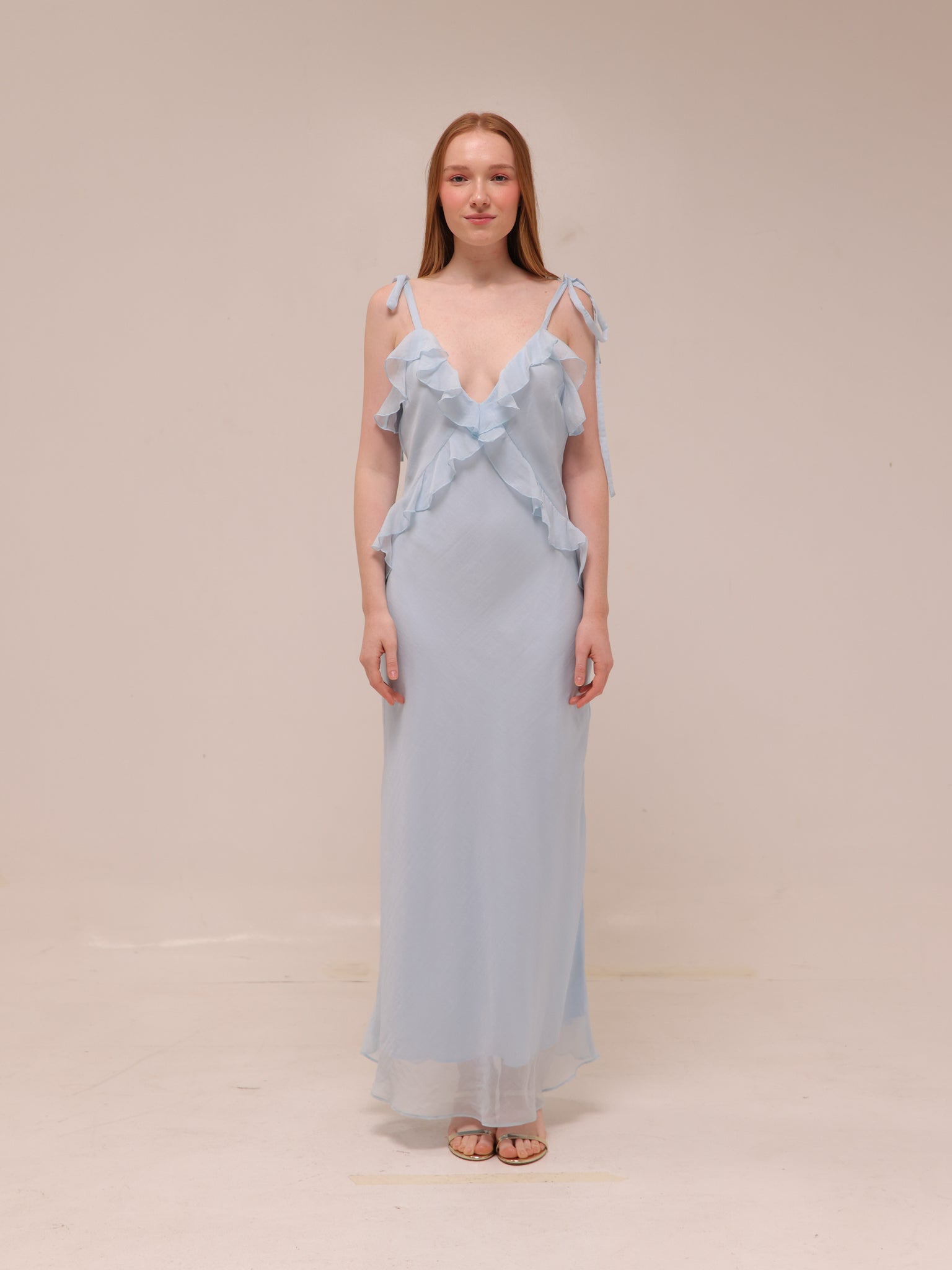 Adalina Dress in Light Blue