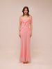 Adalina Ruffle Maxi Dress in Quartz Pink
