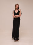 Adalina Maxi Dress in Black Onyx