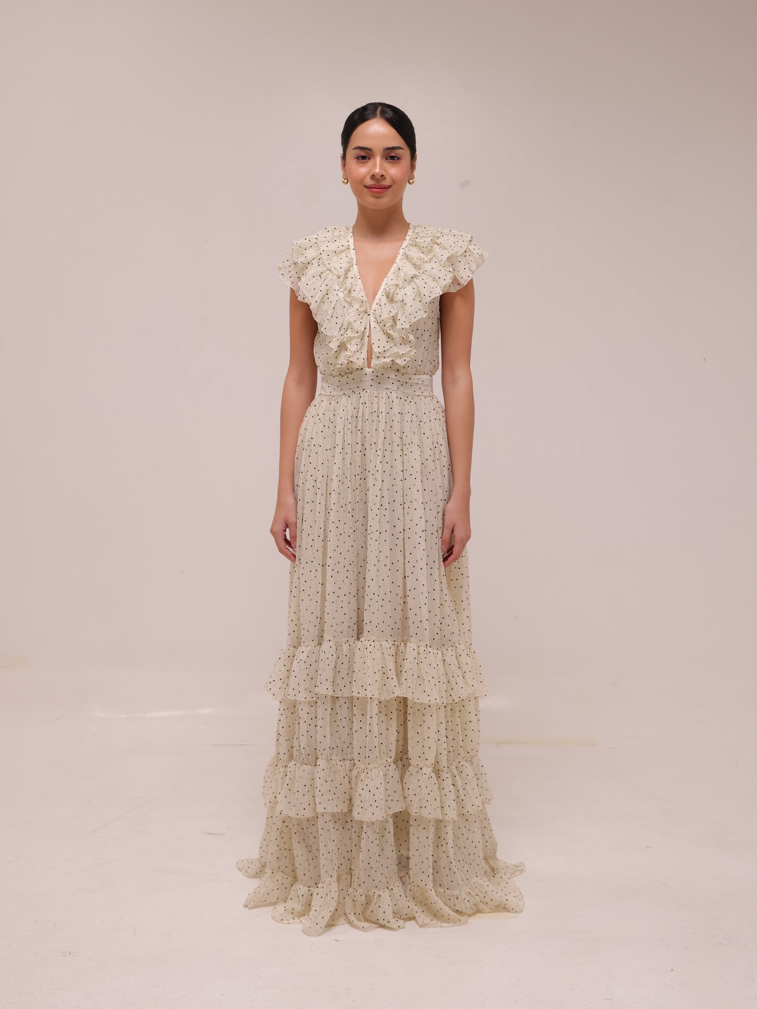 Salma Ruffled Maxi Dress