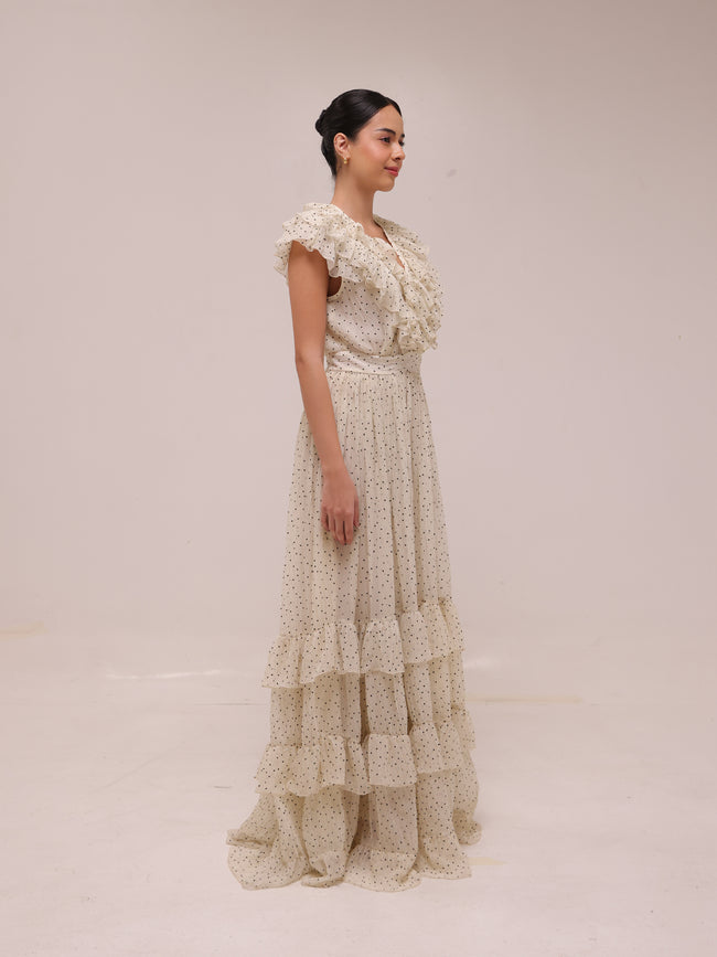 Salma Ruffled Maxi Dress