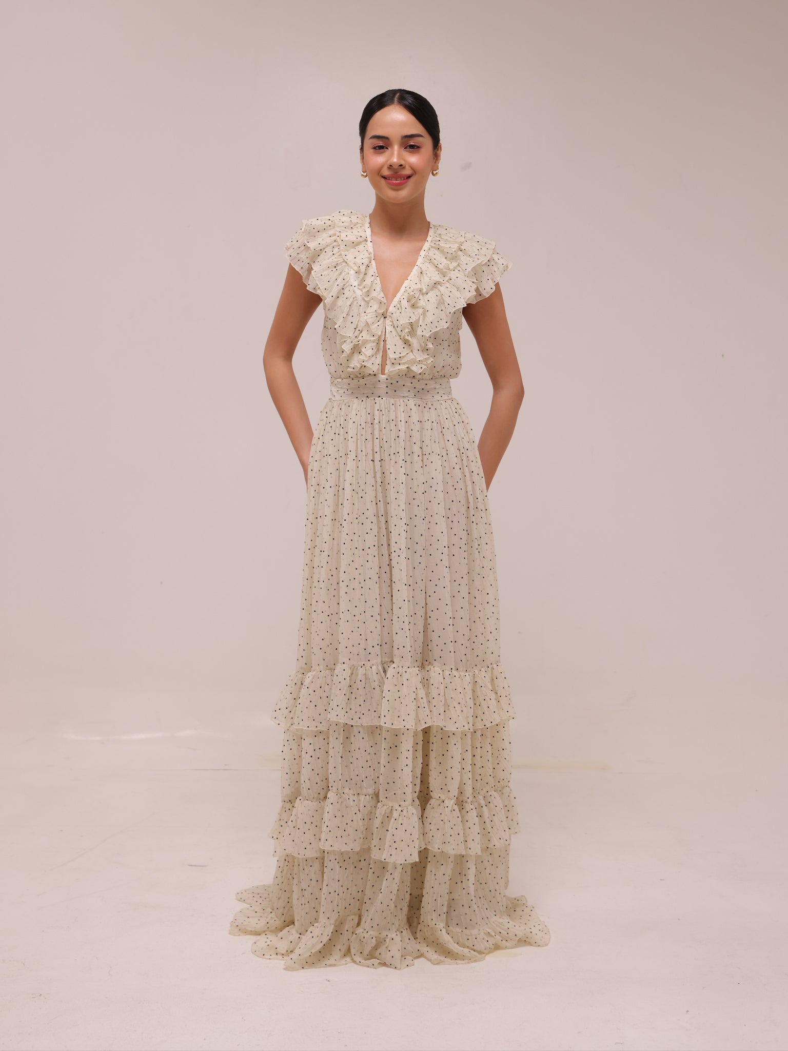 Salma Ruffled Maxi Dress