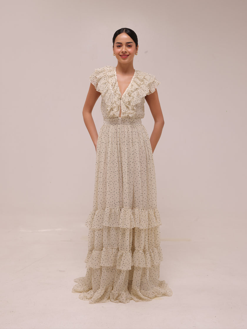 Salma Ruffled Maxi Dress
