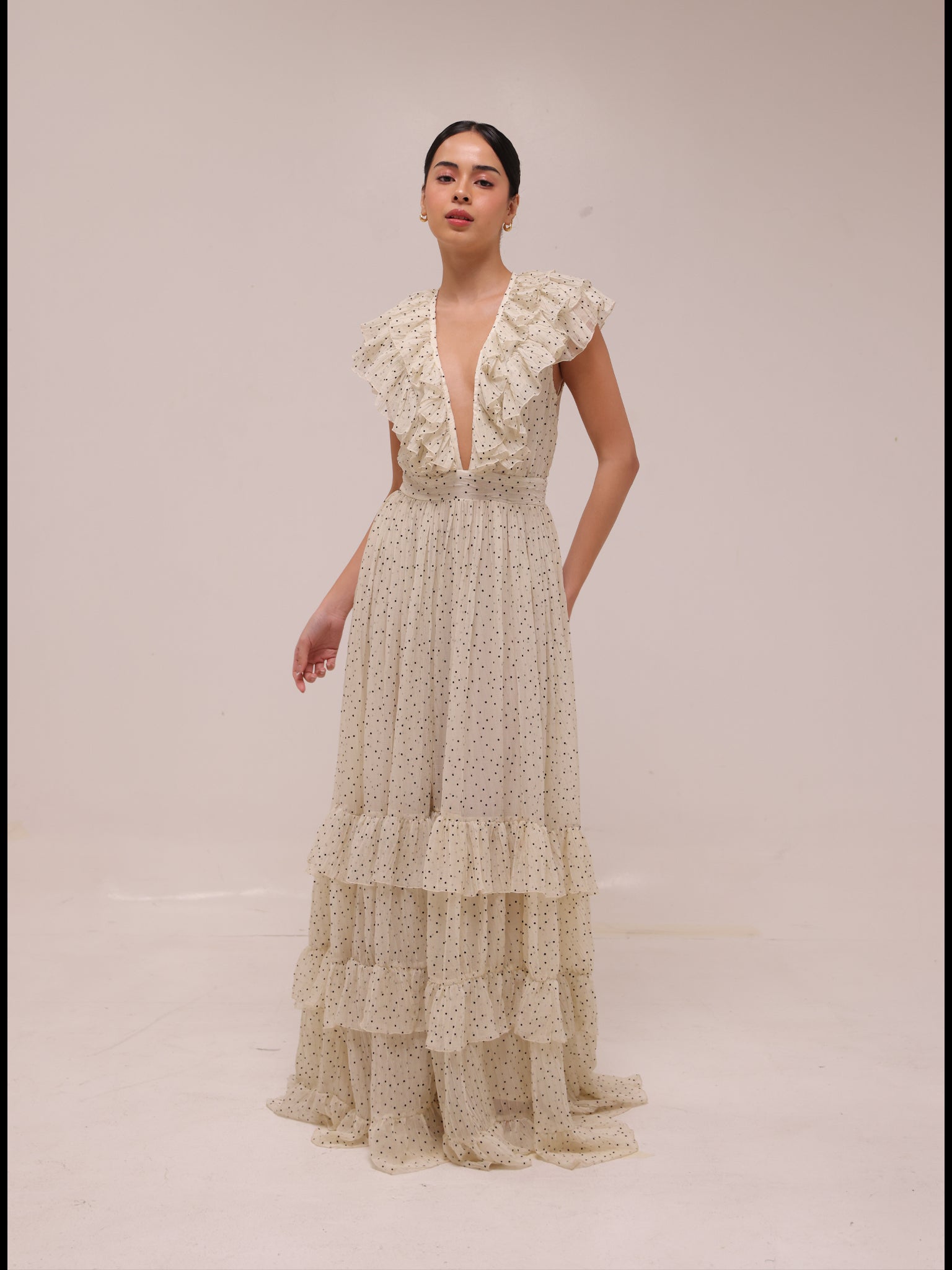 Salma Ruffled Maxi Dress