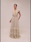 Salma Ruffled Maxi Dress