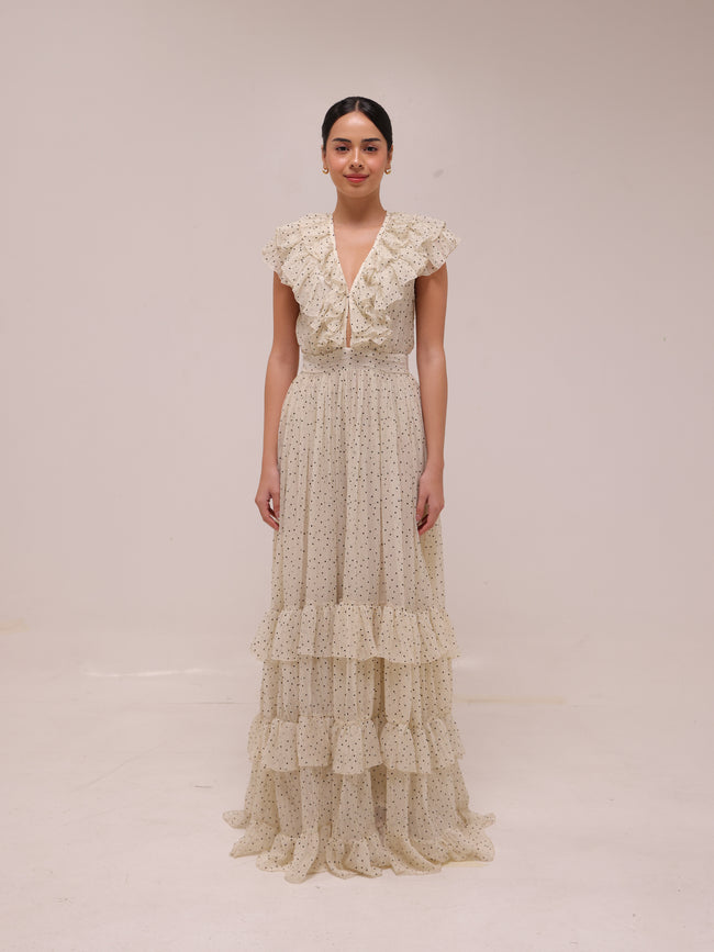 Salma Ruffled Maxi Dress