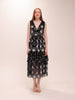 Black Starlet Sequin Tiered Dress