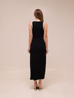 Gabriella Two Tone Rib Knit Maxi Dress