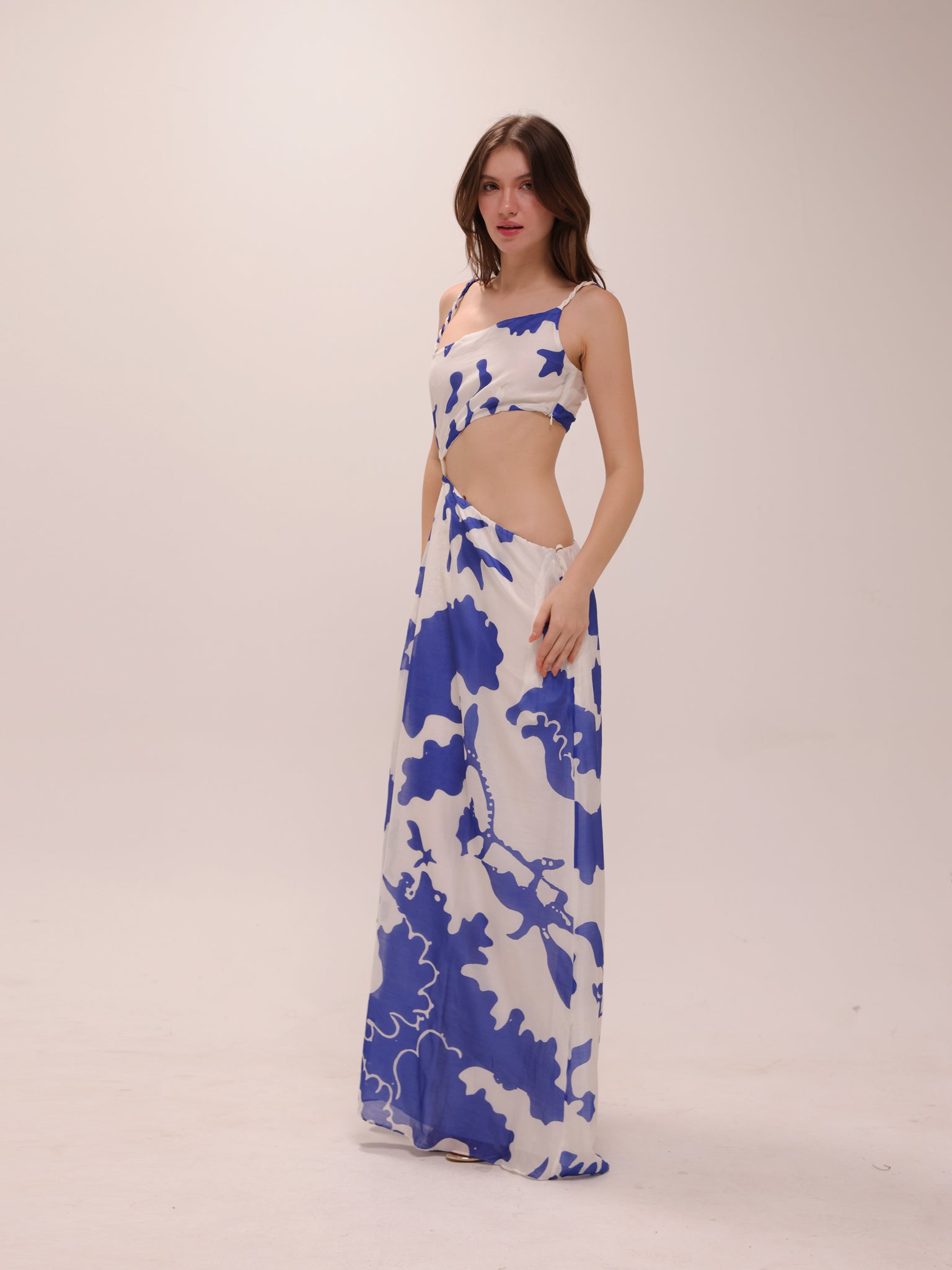Vivi Asymmetrical Cut Out Dress