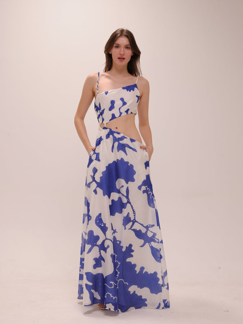 Vivi Asymmetrical Cut Out Dress